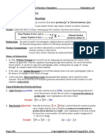 Unit 4: Thermochemistry and Nuclear Chemistry Chemistry AP Chapter 23: Nuclear Chemistry 23.1: The Nature of Nuclear Reactions