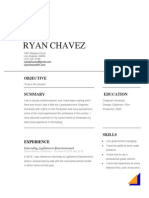 Ryan Chavez: Objective