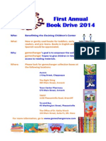 Book Drive Poster - 1