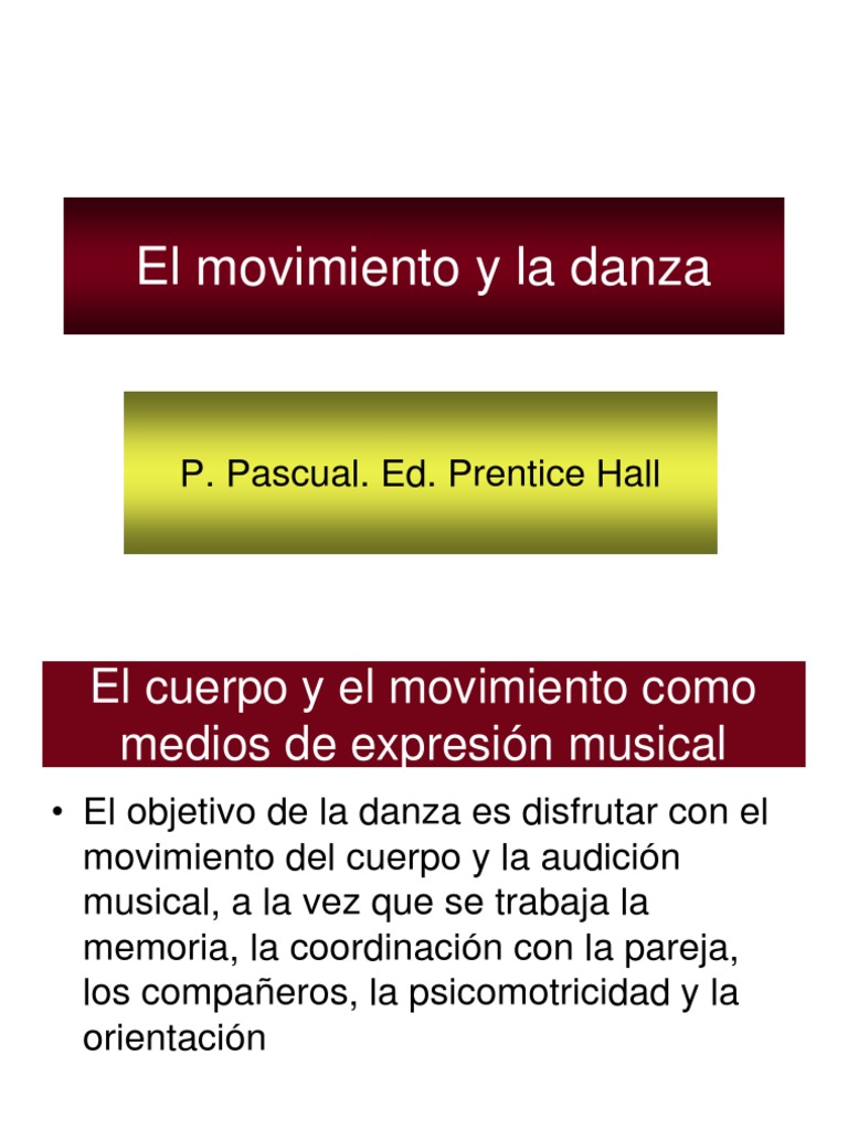 El Movimiento y La Danza | PDF | Bailes | Science