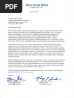 Senators Pen Letter to Secretary Moniz on MOX

