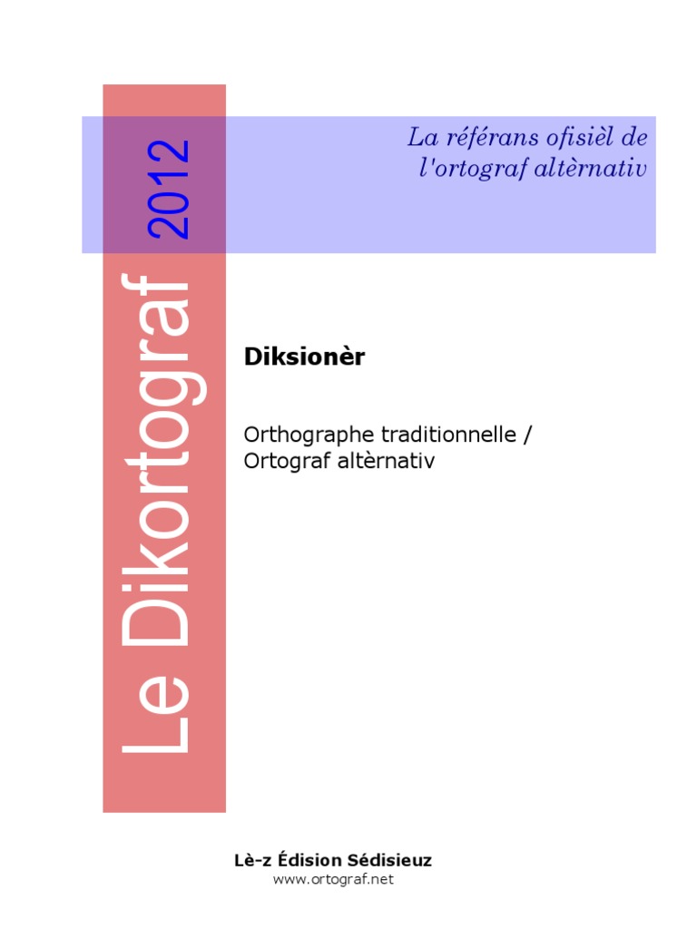 Le Dikortograf 2012