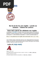 Ba be bi bo bu em inglês