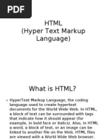 Download HTML Hyper Text Markup Language by Deepak Patel SN21126776 doc pdf