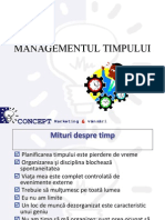 Management Ul Timpului Time Management