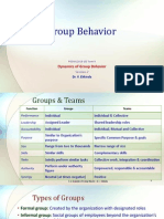 Group Behavior