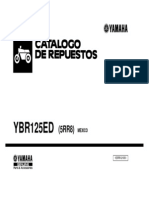 Catalogo de Repuestos Yamaha YBR 125 ED PDF