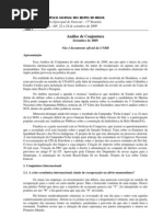 Análise de Conjuntura Set 2009