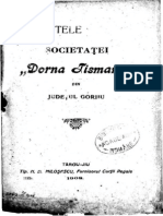 STATUT DORNA TISMANA 1908
