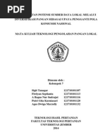 Download Paper Pengertian Pangan Lokal Dan Ketahanan Pangan K7 by Bayu Octavian Prasetya SN211288942 doc pdf