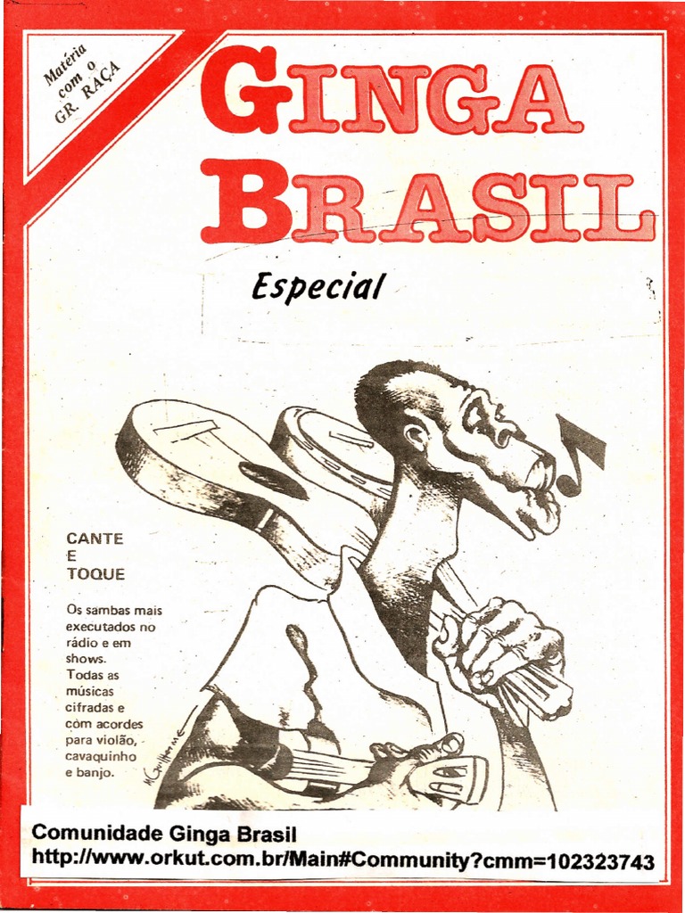 CIFRA BÔNUS REVISTA GINGA BRASIL - JUNHO 2020 