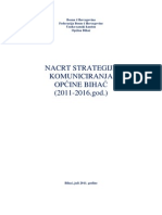 Strategija Komuniciranja Opcine Bihac - Nacrt