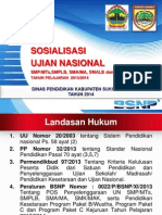 Materi Sosialisasi UN 2013 2014