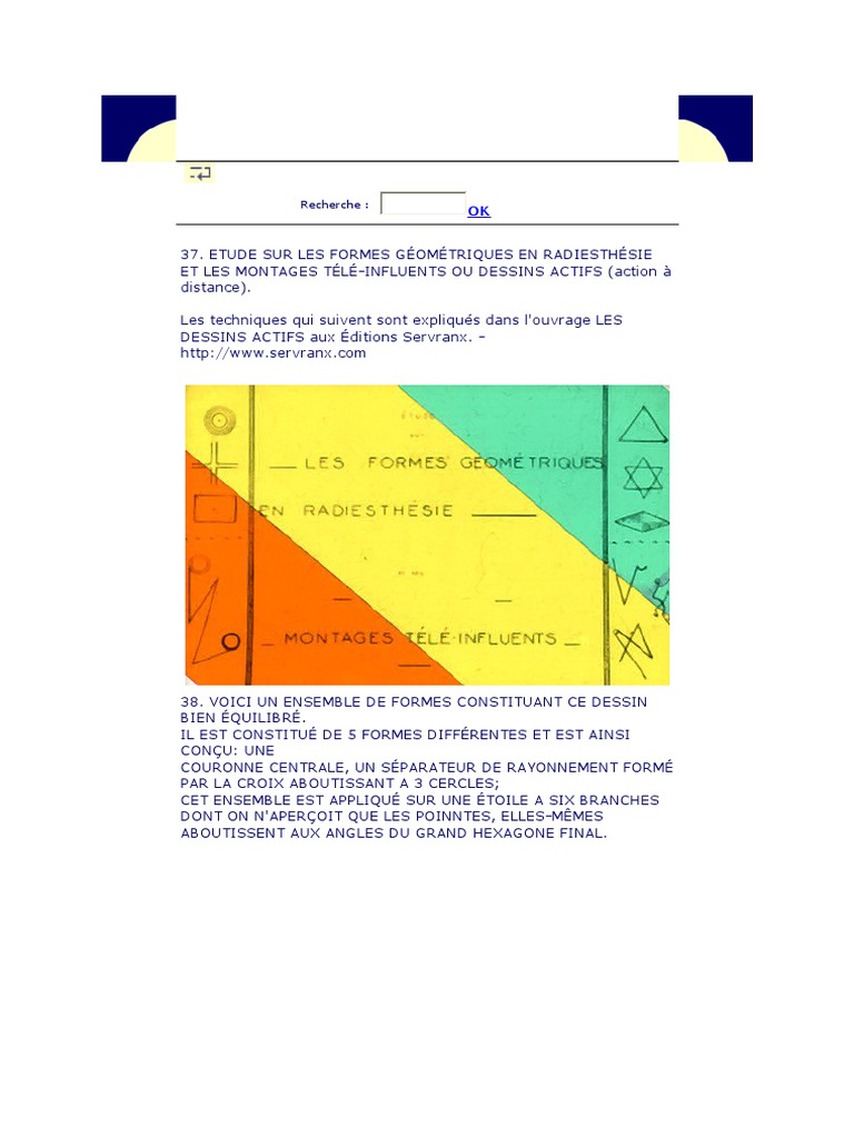 Étude des Formes en Radionique | PDF