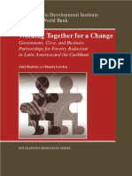Working Together for a Change- Government, Business, And Civic Partnerships for Poverty Reduction in Latin America and the Caribbean