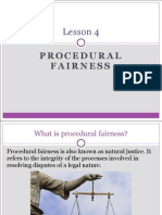 Lesson 4 - Procedural Fairness