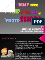 Membuat Efek Gelombang Air Pada Text Photoshop