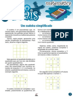 Um Sudoku Simplificado