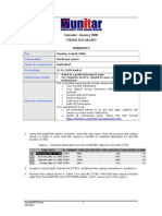 Semester: January 2008: Csb2014 Databases Assignment 2