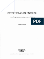 Presenting in English. How To Give Successful Presentations.