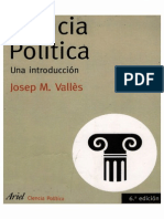 Valles, Ciencia Politica (2006)