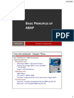 Basic Principles of ABAP