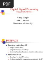 Digital Signal Processing: Vinay K.Ingle John G. Proakis Northeastern University