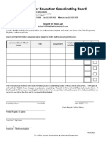 Bot School Official Authorization Form 20130514