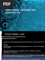 Download Perhitungan Cadangan Dan Geostatistik by ipungji SN211331431 doc pdf