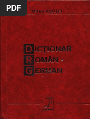 Dictionar Roman German Pdf