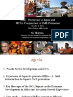 Sme Promotion in Japan and Jica-cooperation in Sme Promotionshimada 0