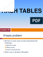 Lect 10 Hash Tables