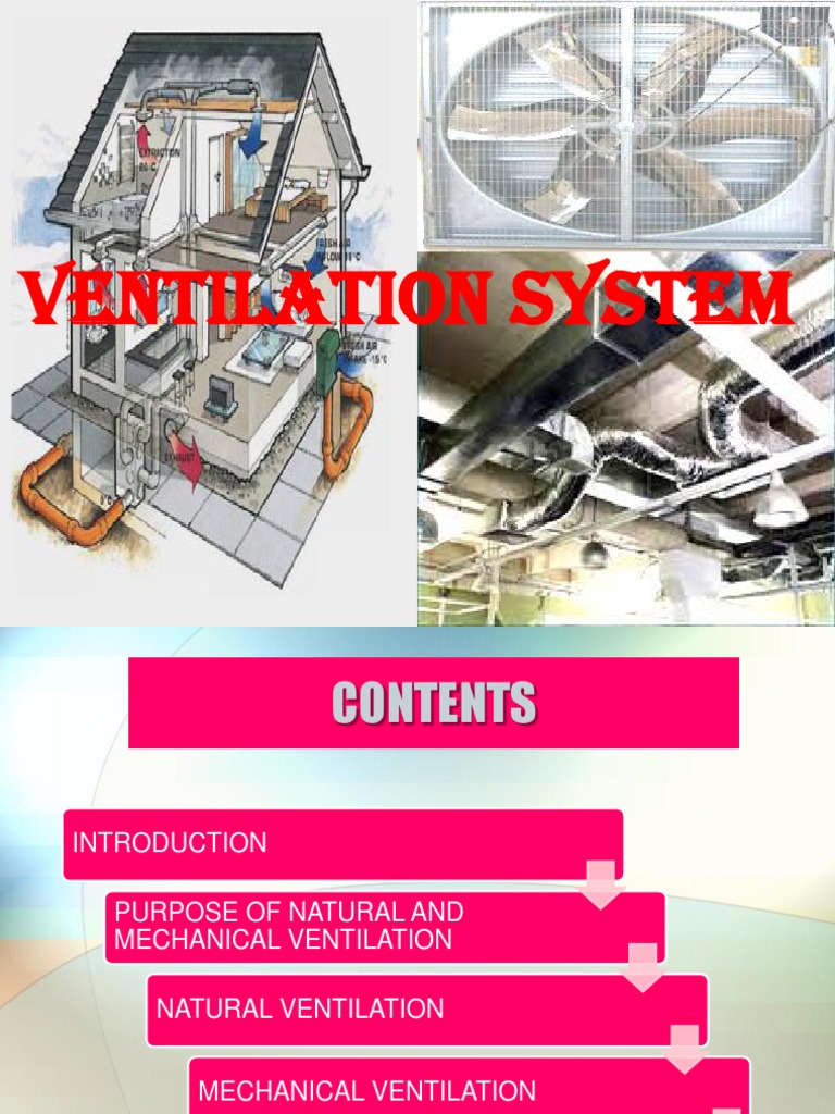Ventilation System | PDF | Ventilation (Architecture) | Mechanical Fan