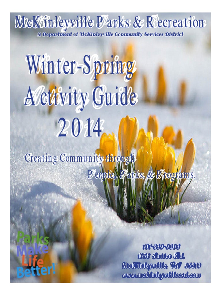 2014 Winter-Spring McKinleyville Recreation Activity Guide | PDF ...