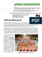 Taiwan Betrayed: International Committee For Human Rights in Taiwan