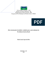 (Des) estruturação do trabalho e condições para a universalização da PS no Brasil_Maria Lucia Lopes da Silva_TESE