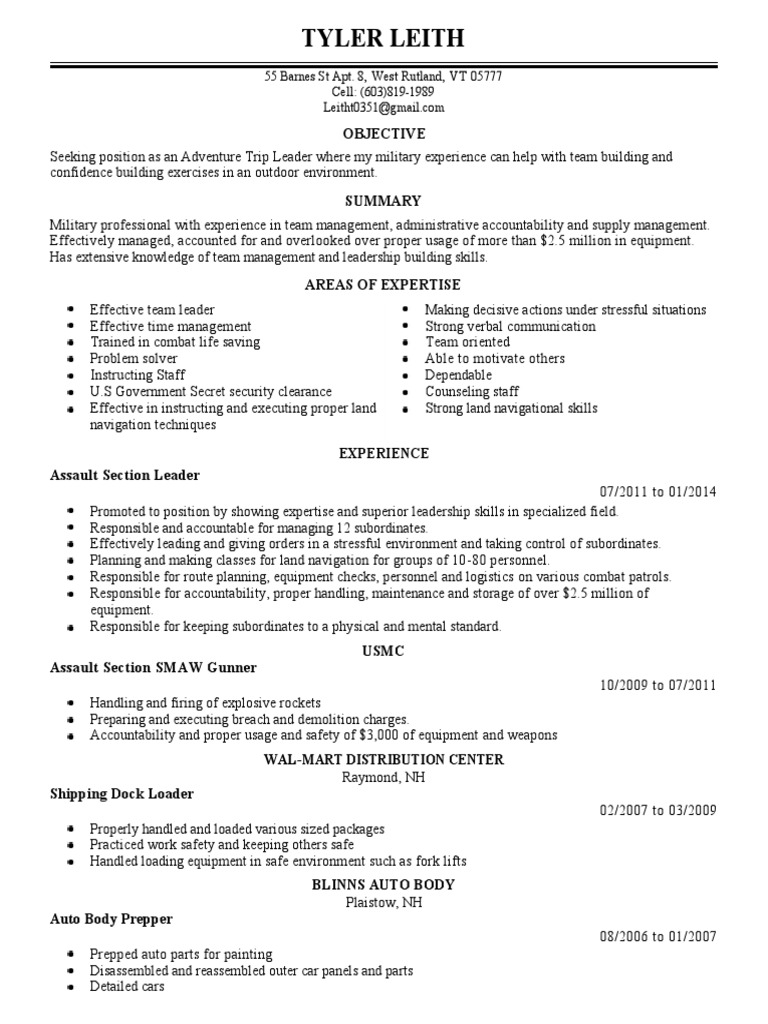 Tyler Leith Resume 1 PDF United - 1709599808