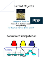 Concurrent Objects: Companion Slides For by Maurice Herlihy & Nir Shavit