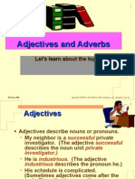 Adjectives/Adverbs
