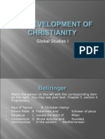 The Development of Christianity Part 1