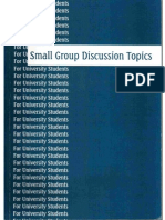 Small Group Discussions