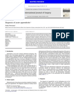 Diagnosis of Acute Appendicitis