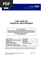 IC03 Care of Hospital Mattress Policy (2010.04.06) - Final