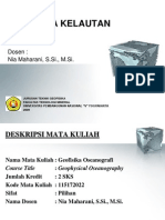 Geofisika Kelautan - Nia Maharani, S.si, M.si