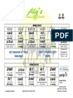 A.D.S. Schedule March 2014