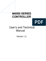 M6000 SERIES CONTROLLER USER'S MANUAL and TECHNICAL MANUAL