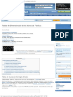 Tablas de Dimensionado de Los Muros de Fábricas - Construpedia, Enciclopedia