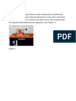 Hydrostatic forces on immersed plane surfaces