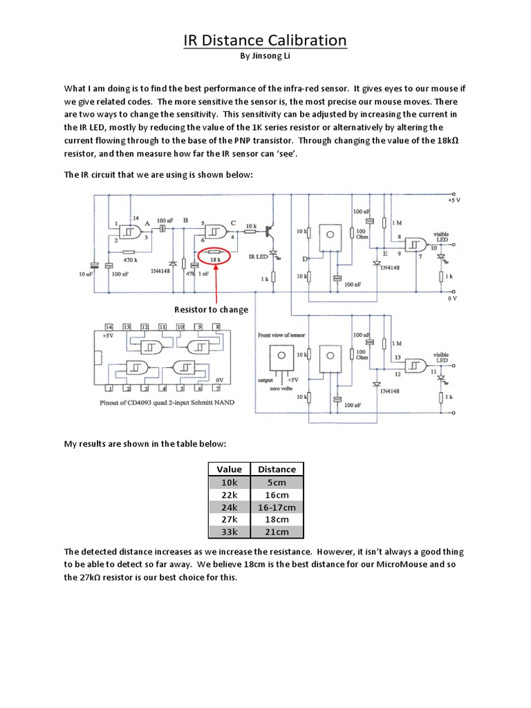 IR Sensor Calibration Guide | PDF