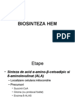 Biosinteza Hem